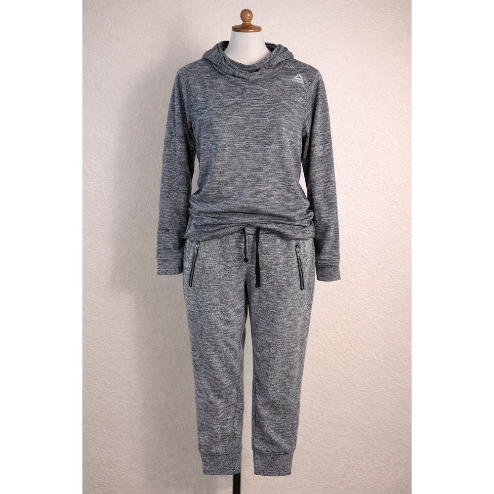 Aerie Womens Jogger Pants Heather Gray Drawstring Waist Zippers Size M